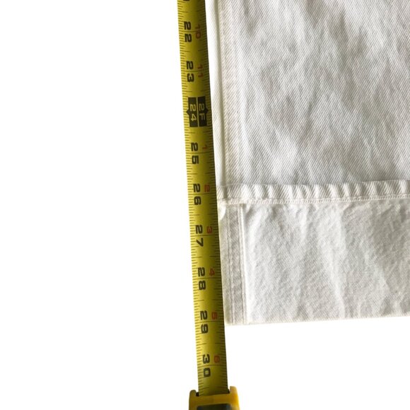 Madewell Low-Slung Baggy Jeans in Pure White size 26 - Picture 9 of 12